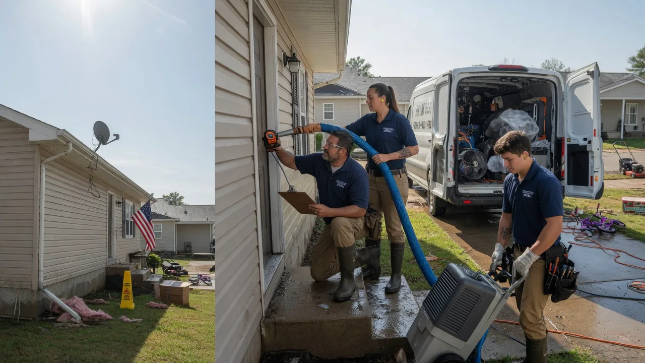 Ceiling Water Damage Restoration in Colfax, IA near me